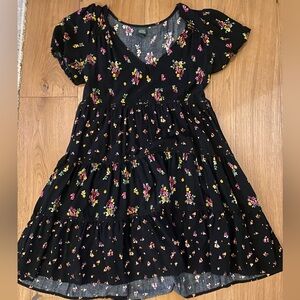 Wild Fable Pink and Purple Smocked Sundress